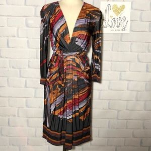 SOLD ‼️BCBG V-neckline, 3/4 sleeve dress